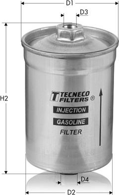 Tecneco Filters IN89 - Degvielas filtrs autodraugiem.lv