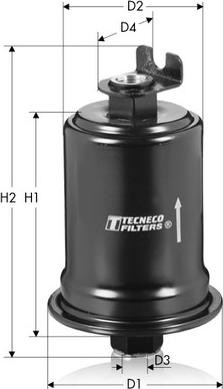 Tecneco Filters IN24 - Degvielas filtrs autodraugiem.lv