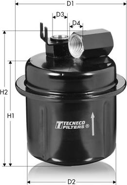 Tecneco Filters IN27 - Degvielas filtrs autodraugiem.lv