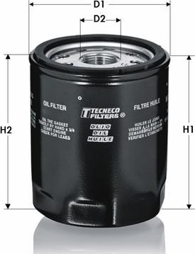 Tecneco Filters OL84/1M - Eļļas filtrs autodraugiem.lv
