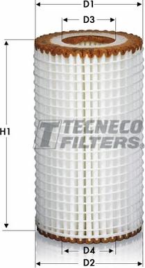 Tecneco Filters OL0208/1-E - Eļļas filtrs autodraugiem.lv