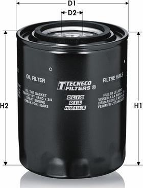 Tecneco Filters OL4798 - Eļļas filtrs autodraugiem.lv