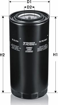 Tecneco Filters OL1285 - Eļļas filtrs autodraugiem.lv