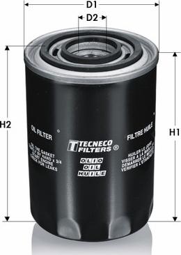 Tecneco Filters OL3003-T/94 - Eļļas filtrs autodraugiem.lv