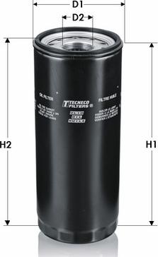 Tecneco Filters OL90-T - Eļļas filtrs autodraugiem.lv