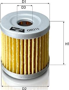 Tecneco Filters OM215 - Eļļas filtrs autodraugiem.lv