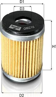 Tecneco Filters OM216 - Eļļas filtrs autodraugiem.lv