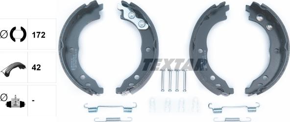 Textar 91064800 - Bremžu loku kompl., Stāvbremze autodraugiem.lv