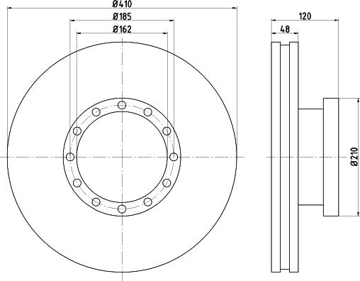 Brake Engineering 955955 - Bremžu diski autodraugiem.lv