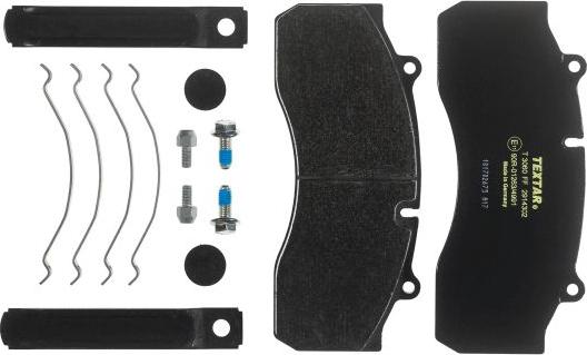 Textar 2914302 - Bremžu uzliku kompl., Disku bremzes autodraugiem.lv