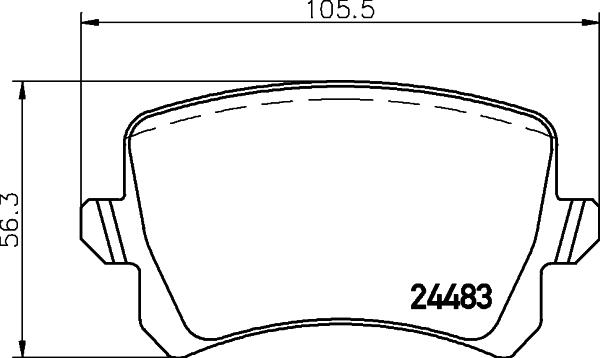 Textar 2448306 - Bremžu uzliku kompl., Disku bremzes autodraugiem.lv