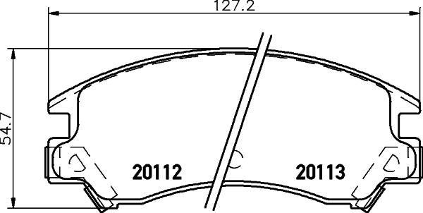 Textar 2011201 - Bremžu uzliku kompl., Disku bremzes autodraugiem.lv