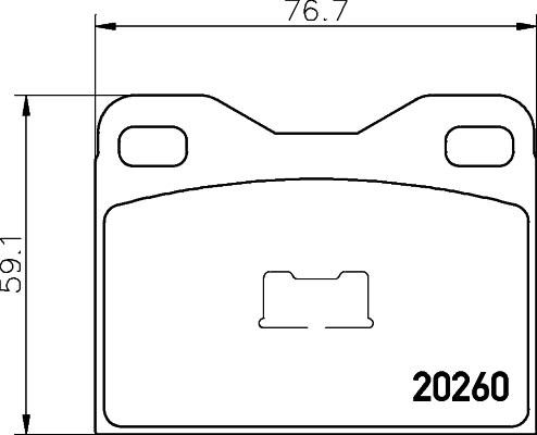 Textar 2026001 - Bremžu uzliku kompl., Disku bremzes autodraugiem.lv