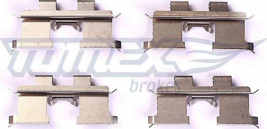 TOMEX brakes TX 44-46 - Piederumu komplekts, Disku bremžu uzlikas autodraugiem.lv