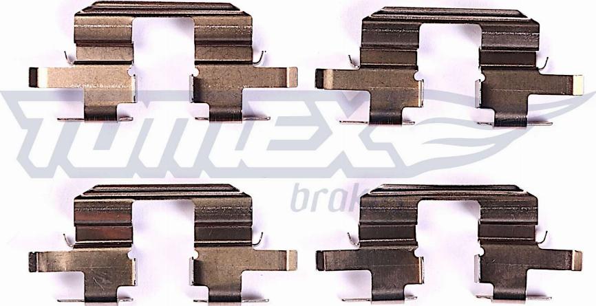 TOMEX brakes TX 44-67 - Piederumu komplekts, Disku bremžu uzlikas autodraugiem.lv