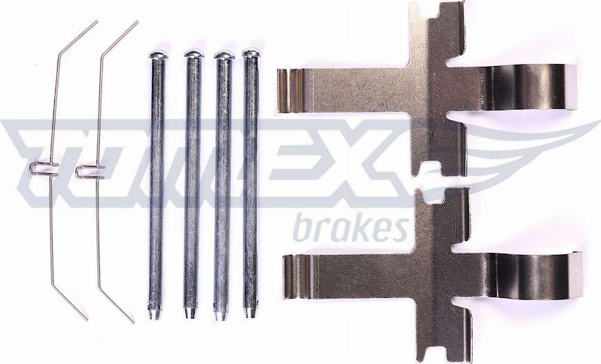 TOMEX brakes TX 44-09 - Piederumu komplekts, Disku bremžu uzlikas autodraugiem.lv