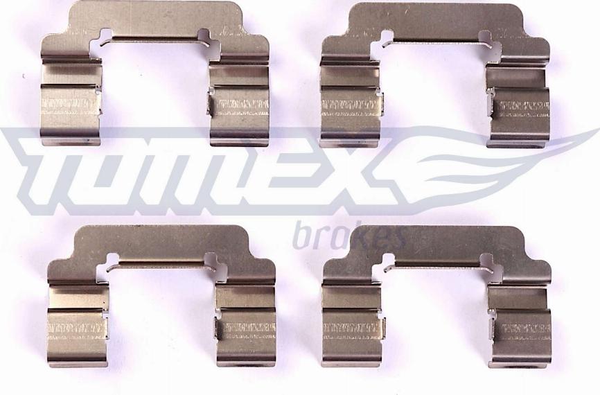 TOMEX brakes TX 44-34 - Piederumu komplekts, Disku bremžu uzlikas autodraugiem.lv