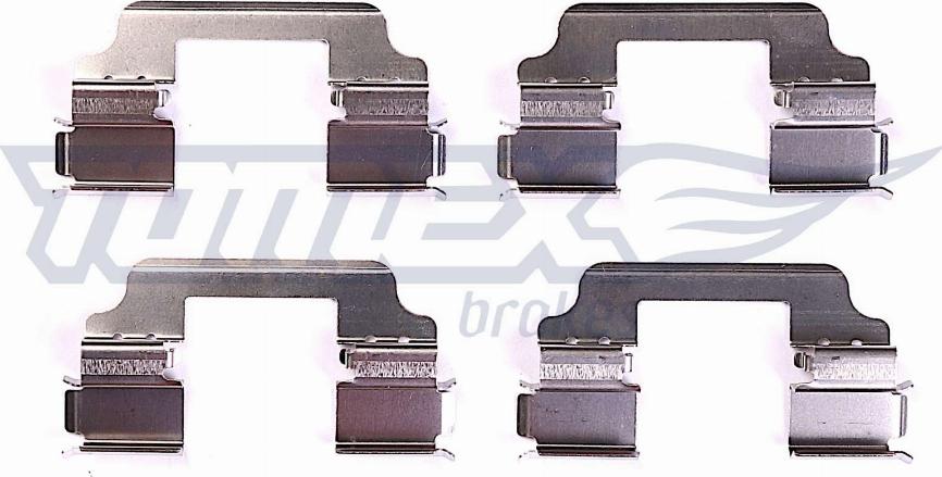 TOMEX brakes TX 44-27 - Piederumu komplekts, Disku bremžu uzlikas autodraugiem.lv