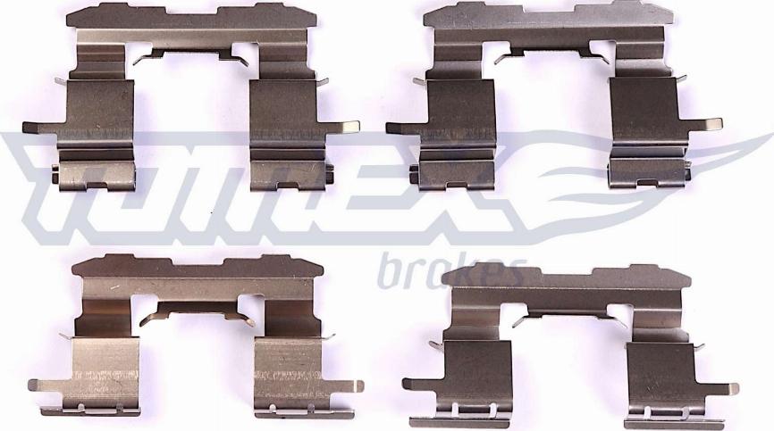 TOMEX brakes TX 43-97 - Piederumu komplekts, Disku bremžu uzlikas autodraugiem.lv