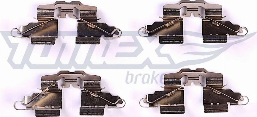 TOMEX brakes TX 43-60 - Piederumu komplekts, Disku bremžu uzlikas autodraugiem.lv