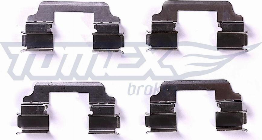 TOMEX brakes TX 43-61 - Piederumu komplekts, Disku bremžu uzlikas autodraugiem.lv