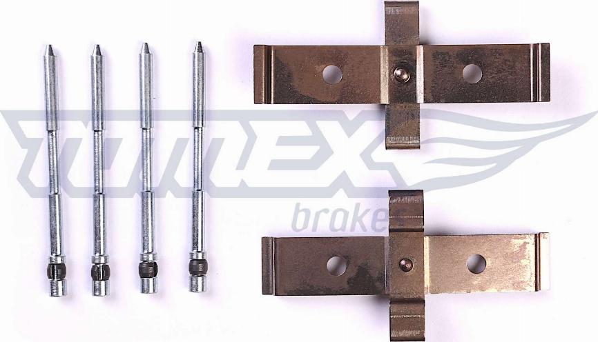 TOMEX brakes TX 43-09 - Piederumu komplekts, Disku bremžu uzlikas autodraugiem.lv