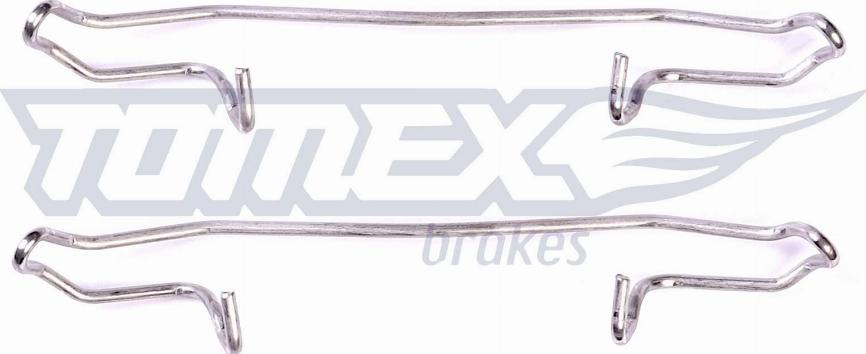TOMEX brakes TX 43-02 - Piederumu komplekts, Disku bremžu uzlikas autodraugiem.lv