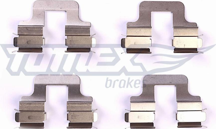 TOMEX brakes TX 43-15 - Piederumu komplekts, Disku bremžu uzlikas autodraugiem.lv