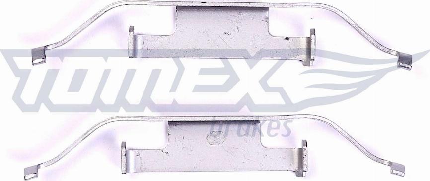 TOMEX brakes TX 43-12 - Piederumu komplekts, Disku bremžu uzlikas autodraugiem.lv