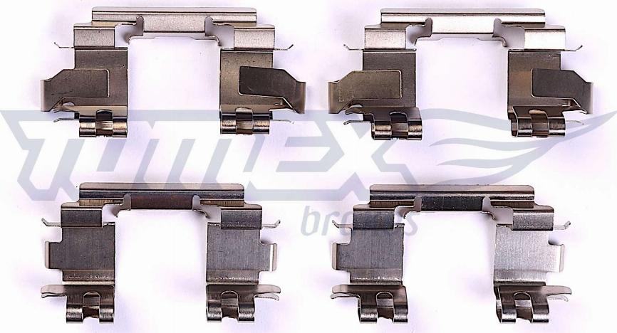 TOMEX brakes TX 43-80 - Piederumu komplekts, Disku bremžu uzlikas autodraugiem.lv