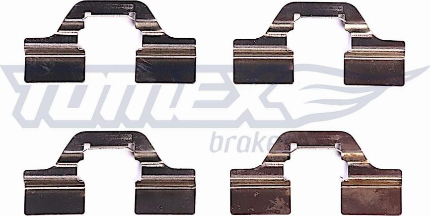 TOMEX brakes TX 43-83 - Piederumu komplekts, Disku bremžu uzlikas autodraugiem.lv