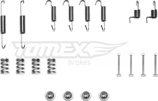 TOMEX brakes TX 42-06 - Piederumu komplekts, Bremžu loki autodraugiem.lv