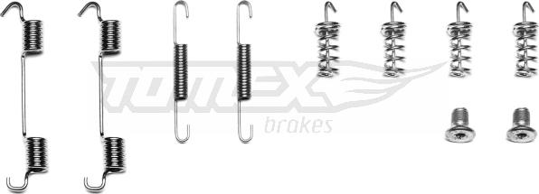TOMEX brakes TX 42-08 - Piederumu komplekts, Bremžu loki autodraugiem.lv