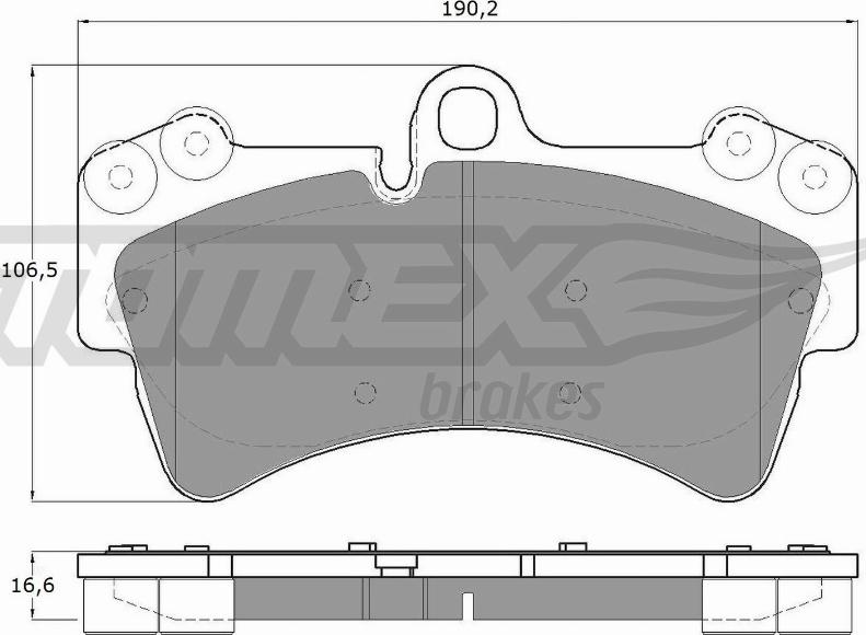 TOMEX brakes TX 14-31 - Bremžu uzliku kompl., Disku bremzes autodraugiem.lv