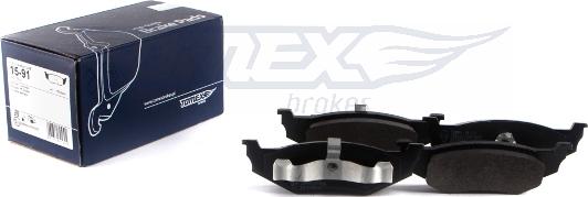 TOMEX brakes TX 15-91 - Bremžu uzliku kompl., Disku bremzes autodraugiem.lv