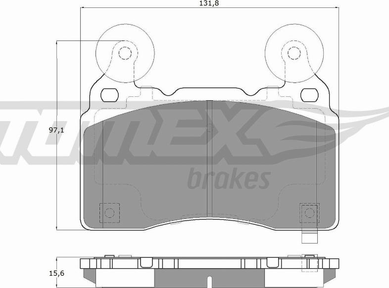 TOMEX brakes TX 18-89 - Bremžu uzliku kompl., Disku bremzes autodraugiem.lv