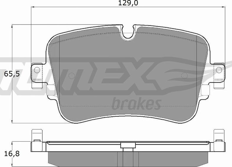 TOMEX brakes TX 18-24 - Bremžu uzliku kompl., Disku bremzes autodraugiem.lv
