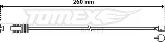TOMEX brakes TX 30-99 - Indikators, Bremžu uzliku nodilums autodraugiem.lv