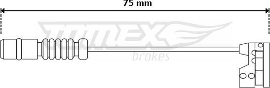 TOMEX brakes TX 30-92 - Indikators, Bremžu uzliku nodilums autodraugiem.lv