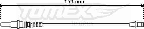 TOMEX brakes TX 30-45 - Indikators, Bremžu uzliku nodilums autodraugiem.lv