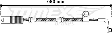 TOMEX brakes TX 30-46 - Indikators, Bremžu uzliku nodilums autodraugiem.lv