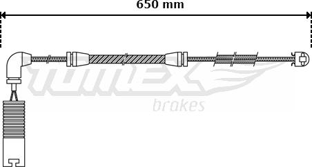 TOMEX brakes TX 30-41 - Indikators, Bremžu uzliku nodilums autodraugiem.lv