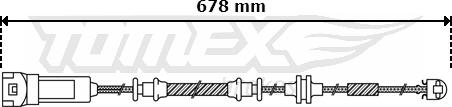 TOMEX brakes TX 30-48 - Indikators, Bremžu uzliku nodilums autodraugiem.lv