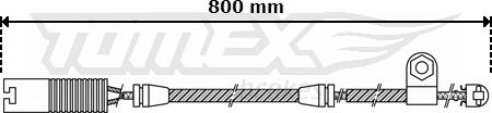 TOMEX brakes TX 30-43 - Indikators, Bremžu uzliku nodilums autodraugiem.lv