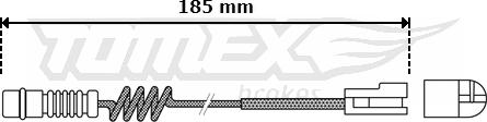 TOMEX brakes TX 30-54 - Indikators, Bremžu uzliku nodilums autodraugiem.lv