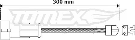 TOMEX brakes TX 30-53 - Indikators, Bremžu uzliku nodilums autodraugiem.lv