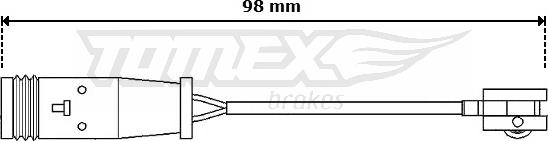 TOMEX brakes TX 30-64 - Indikators, Bremžu uzliku nodilums autodraugiem.lv