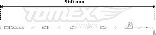 TOMEX brakes TX 30-61 - Indikators, Bremžu uzliku nodilums autodraugiem.lv