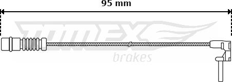TOMEX brakes TX 30-06 - Indikators, Bremžu uzliku nodilums autodraugiem.lv