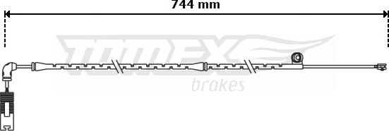 TOMEX brakes TX 30-85 - Indikators, Bremžu uzliku nodilums autodraugiem.lv